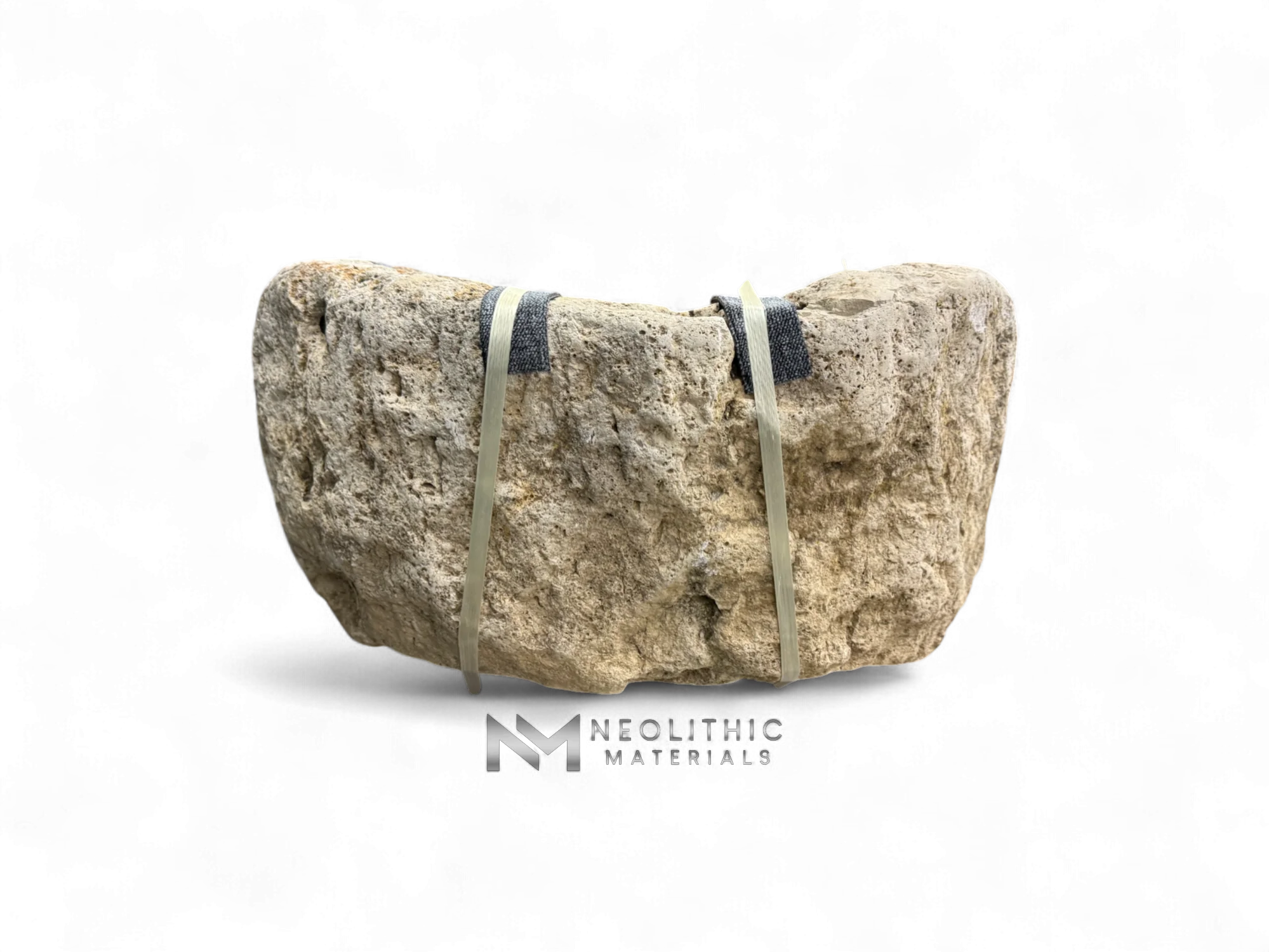 French Antique Round Limestone Trough - Image 1